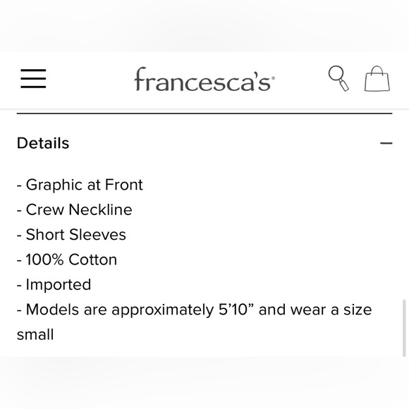 Francesca's Collections White Tee with Strawberry Wine Graphic - Picture 5 of 10